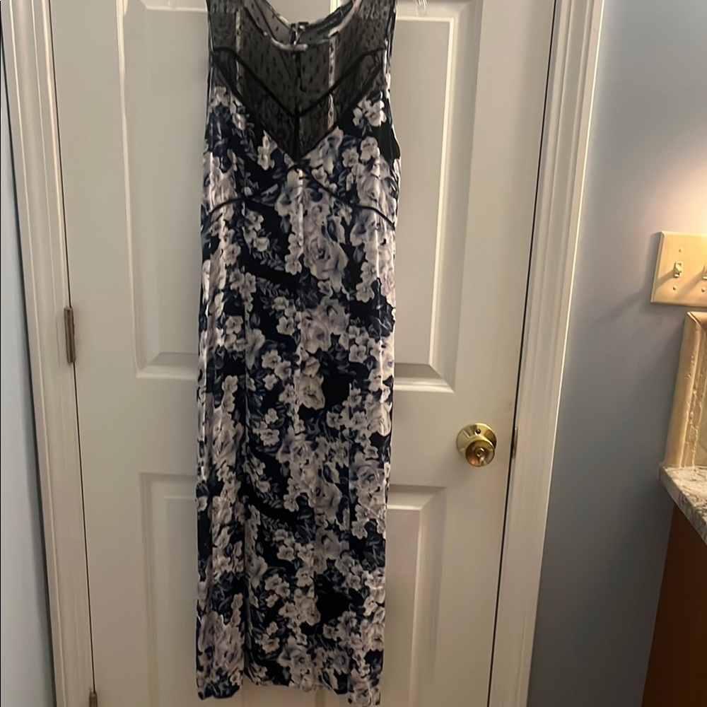 MINKPINK Black and White Mesh Dress